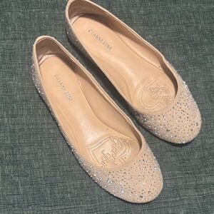 Gianni Bini Sparkling Nude Flats